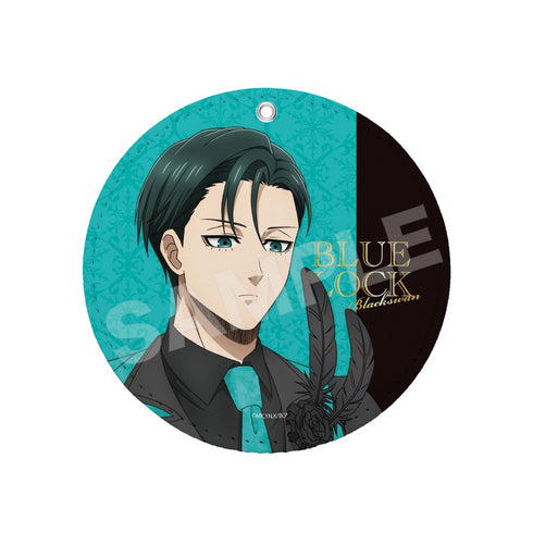 『ブルーロック』ブラックスワン レザーコースターキーホルダー /06 糸師 凛【202510再販】